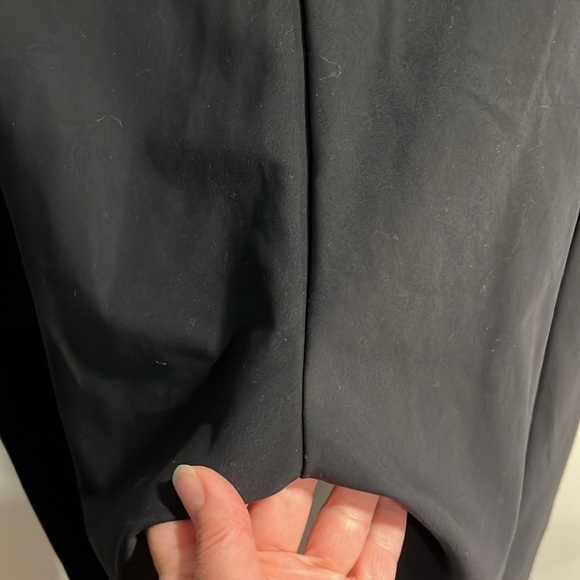 Athleta Pants Stellar Tight Black Side Zippers Stretch Knit Skinny Pant EUC - Picture 10 of 13